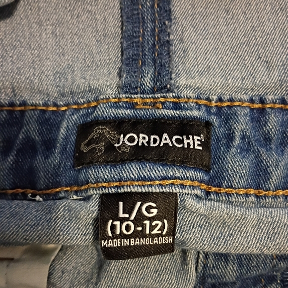 Jordache Overall Denim Shorts - Picture 4 of 4